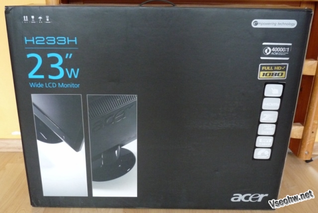 Acer H233H - Levný 23 palcový Full HD monitor