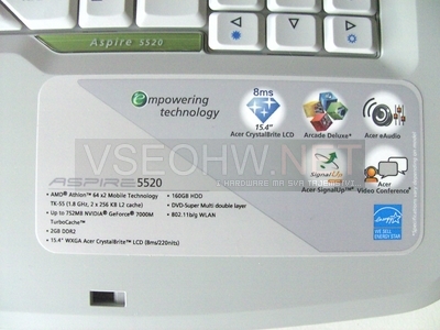 Acer Aspire 5520 – Na lovu ovladačů... - Vseohw.net