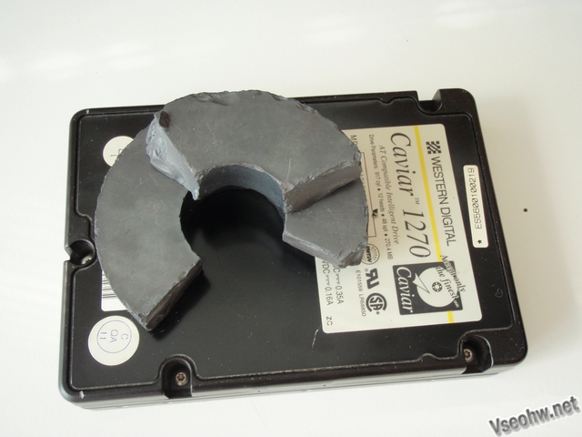 Crash test HDD Western Digital Caviar 1270