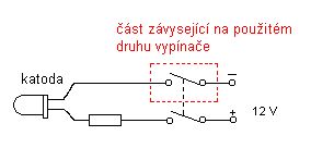 LED osvětlení - schéma zapojení